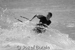 Kitesurfing-beauty of split second.Nikon D40.Maui,Hawaii. by Jozef Butala 
